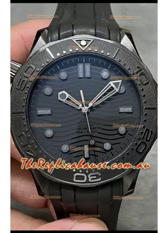 Omega Seamaster 300M "Black Black" Ceramic Case Swiss 1:1 Mirror Replica Watch