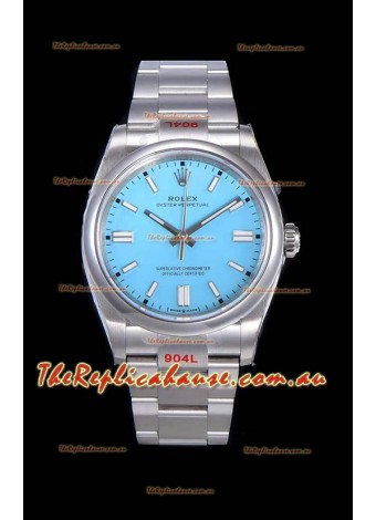 Rolex Oyster Perpetual REF#124300 41MM Cal.3230 Movement Swiss Replica Blue Dial 904L Steel 1:1 Mirror Replica Watch