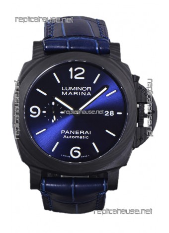 Panerai Luminor Marina Carbotech PAM1664 Blue Notte Carbon Casing 1:1 Mirror Replica Watch 