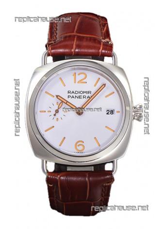 Panerai Radiomir PAM1292 Quaranta 40MM 904L Steel White Dial Watch in 1:1 Mirror Replica 