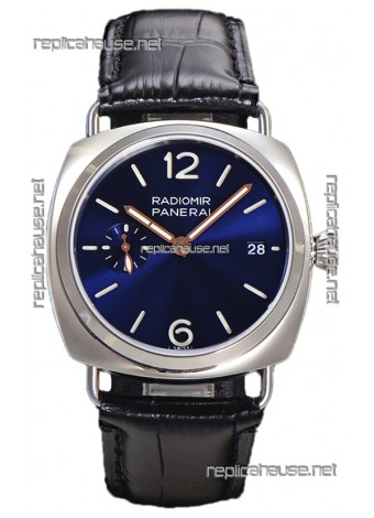 Panerai Radiomir PAM1293 Quaranta 40MM 904L Steel Blue Dial Watch in 1:1 Mirror Replica 
