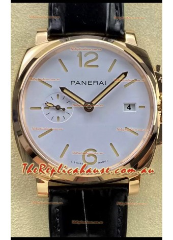 Panerai Luminor Due PAM1336 Edition 1:1 Mirror Swiss Replica Watch White Dial