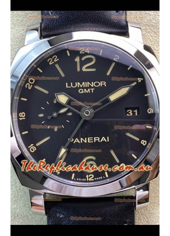 Panerai Luminor 1950 PAM00531 GMT Edition Black Dial - 1:1 Mirror Replica 