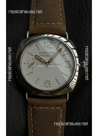 Panerai Super Clone Radiomir PAM1384 Swiss Replica Watch - 45MM White Dial 