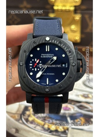 Panerai Luminor Super Clone Marina PAM1563 Carbotech Luna Rossa Watch 44MM