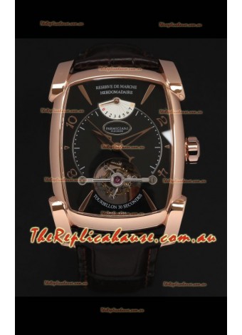 Parmigiani Fleurier Kalpa XL Rose Gold 1:1 Genuine Tourbillon Swiss Replica Watch 