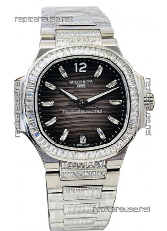 Patek Philippe Nautilus 7118 35MM 1:1 Stainless Steel Grey Dial 1:1 Mirror Replica Watch