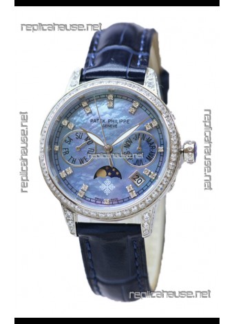 Patek Philippe Grand Complications Ladies First Perpetual Calendaer Steel Case Swiss Replica Watch