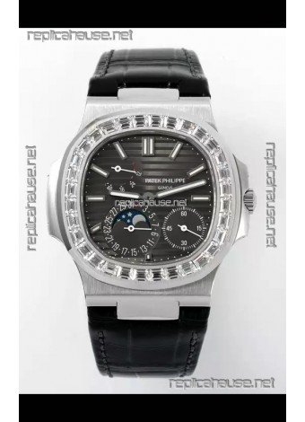 Patek Philippe Nautilus 5712/1A 1:1 Quality Swiss Replica Watch in Grey Dial