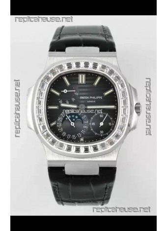 Patek Philippe Nautilus 5712/1A 1:1 Quality Swiss Replica Watch in Blue Dial