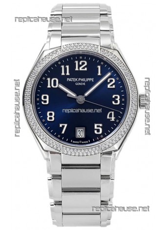 Patek Philippe Twenty-4 Blue Dial 904L Steel Casing 1:1 Mirror Replica Watch 36MM