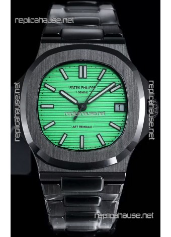 Patek Philippe Nautilus 5711 AET Remould Black Ceramic Edition Green Dial Swiss Replica Watch