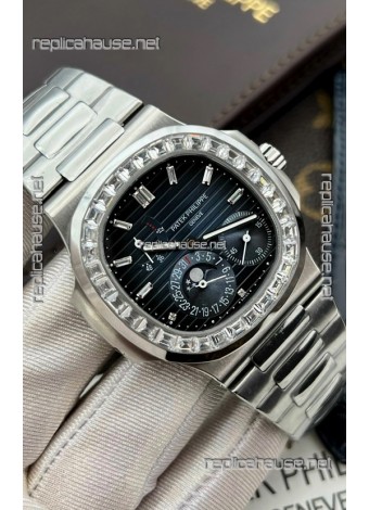 Patek Philippe Nautilus 5712G 1:1 Quality Swiss Replica Watch in Blue Dial