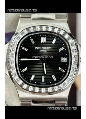 Patek Philippe Nautilus 5711/1A-014 1:1 Mirror Swiss Replica Watch in Brown Dial