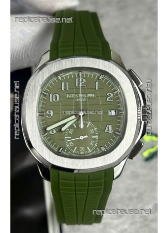 Patek Philippe Aquanaut 5968A Green Dial Chronograph 1:1 Mirror Replica Watch