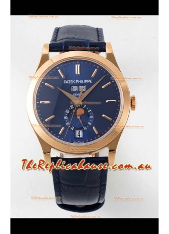 Patek Philippe Annual Calendar 5396R Complications Swiss Replica Watch in Blue Dial
