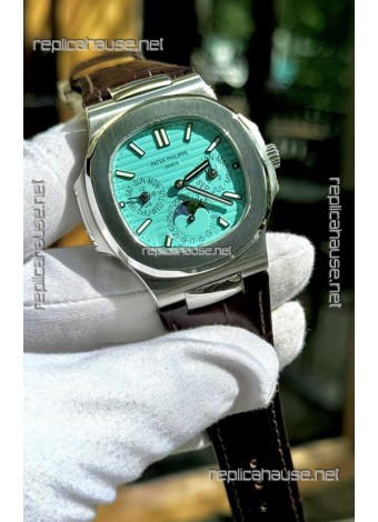 Patek Philippe Nautilus 5740 Perpetual Calendar Stainless Steel Green Dial Swiss Replica Watch