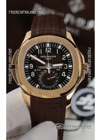 Patek Philippe Super Clone Aquanaut 5164R Rose Gold Swiss Replica Watch