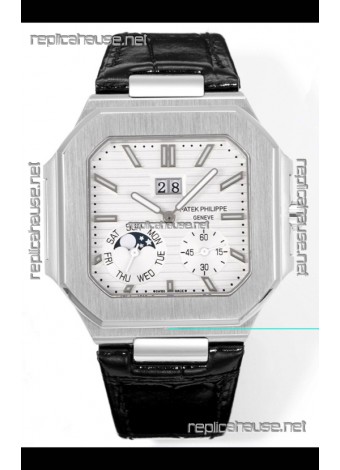 Patek Philippe Cubitus 5822 904L Steel Casing White Dial Swiss Replica Watch