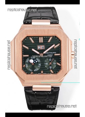 Patek Philippe Cubitus 5822 Rose Gold Casing Brown Dial Swiss Replica Watch