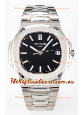 Patek Philippe Super Clone Nautilus 5711 Black Dial 1:1 Mirror Watch 