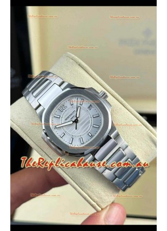 Patek Philippe Nautilus Super Clone 7010 32MM 1:1 Mirror Replica Steel Dial 