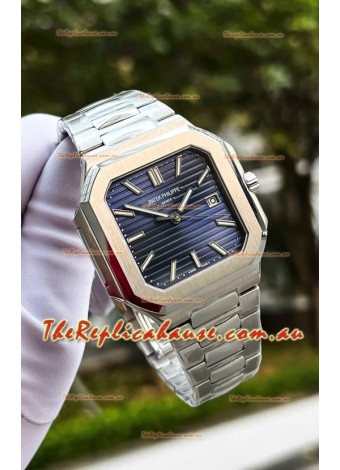 Patek Philippe Cubitus 5821 904L Steel Casing Blue Dial Swiss Replica Watch 