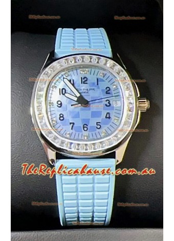 Patek Philippe Super Clone Aquanaut LUCE 5072-001 Automatic in Blue Dial 35MM