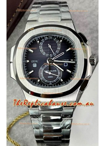 Patek Philippe Nautilus 5990/1A 904L Steel Case in Black Dial - 1:1 Mirror Replica