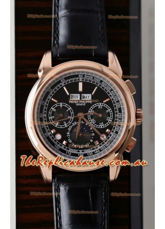 Patek Philippe Grand Complications 5270 Swiss Replica Watch in Rose Gold Casing