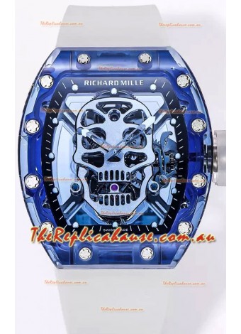 Richard Mille RM52-01 Sapphire Casing with Genuine Tourbillon Movement 1:1 Ultimate Replica