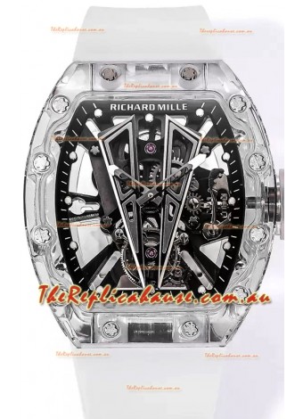 Richard Mille RM27-03 Sapphire Casing with Genuine Tourbillon Movement 1:1 Ultimate Replica