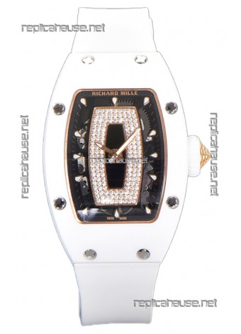 Richard Mille RM007 White Ceramic Automatic Superclone Swiss Replica Watch