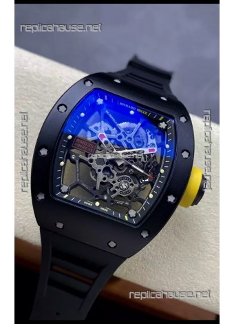 Richard Mille RM035 AMERICAS Black DLC Casing 1:1 Swiss Replica Watch 