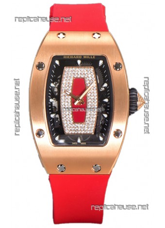 Richard Mille RM007 18K Rose Gold Automatic Superclone Swiss Watch