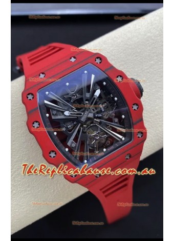 Richard Mille RM12-01 Carbon Fiber Case Genuine Tourbillon Movement 1:1 Mirror Replica Watch