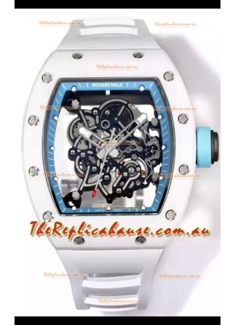 Richard Mille Super Clone RM055 Ceramic Casing with Genuine Tourbillon Watch 