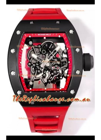 Richard Mille Super Clone RM055 Ceramic Casing with Genuine Tourbillon Watch 