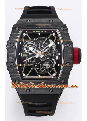 Richard Mille RM35-01 Rafael Nadal Carbon Fiber Casing with Genuine Tourbillon Super Clone Watch