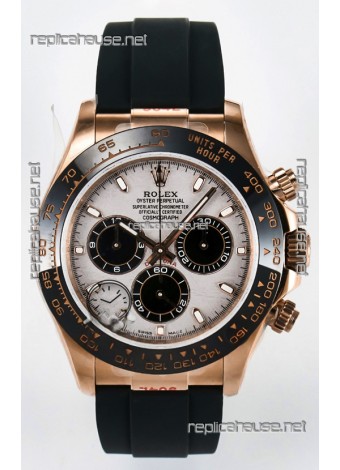 Rolex Daytona Super Clone 116518 Rose Gold Meteorite Dial Original Cal.4130 Movement
