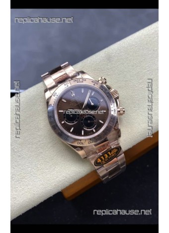 Rolex Daytona Super Clone M116505 Rose Gold Original Cal.4131 Movement - 904L Steel Watch