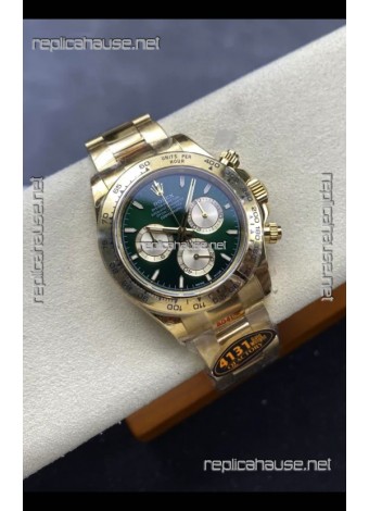 Rolex Daytona Super Clone M116505 Rose Gold Green Dial Original Cal.4131 Movement - 904L Steel Watch