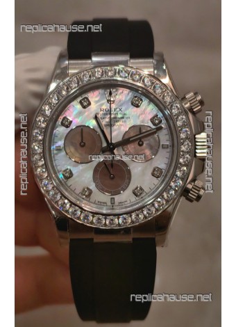 Rolex Daytona Super Clone Steel Casing Cal.4131 Movement Watch Custom Sapphires Bezel