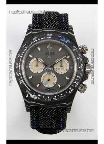 Rolex Daytona Super Clone DiW Black CarboQuartz Edition Swiss Replica Watch