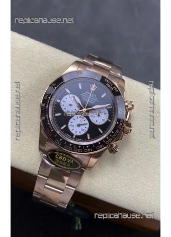 Rolex Daytona Super Clone 126525 Le Mans Edition Rose Gold Black Dial Original Cal.4132 Movement