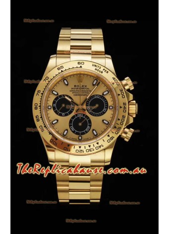 Rolex Daytona 116508 Yellow Gold Original Cal.4130 Movement - 1:1 Mirror 904L Steel Timepiece