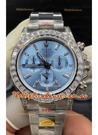 Rolex Cosmograph Daytona M116506-0002 ICE BLUE Dial Original Cal.4130 Movement - Ultimate 904L Steel Watch