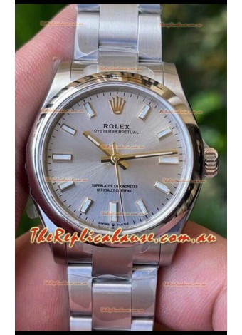 Rolex Oyster Perpetual REF#277200 31MM Swiss Movement Swiss Replica Steel Dial 904L Steel 1:1 Mirror Replica Watch