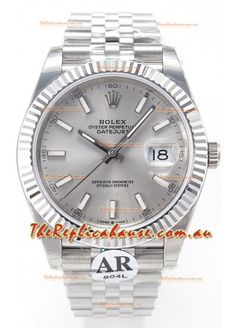 Rolex Super Clone Datejust ETA 3235 Movement 41MM 904L Steel Swiss Watch Steel Dial 