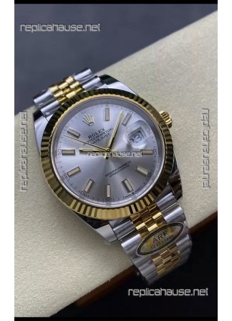 Rolex Datejust M126333 41MM ETA3235 72 Hours Power Steel Dial Jubilee 1:1 Mirror Replica Yellow Gold 904L Steel